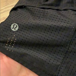lululemon athletica Shorts - Black mesh speed shorts lululemon athletica Shorts - Black mesh speed shorts